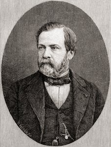 Louis Pasteur, uit The Century Illustrated Monthly Magazine, gepubliceerd 1884